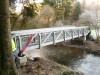 Neubau von zwei Fußgängerbrücken in der Südeifel - Brücke über die Irsen